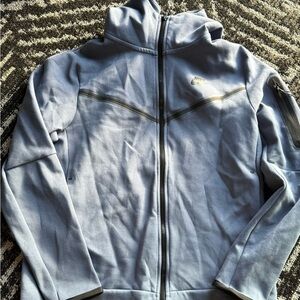 Nike Light Gray Zip-Up Jacket